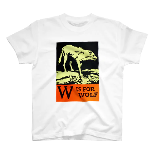  WはウルフのW スタンダードTシャツ