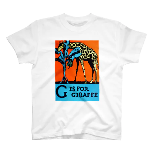 GはジラフのG スタンダードTシャツ