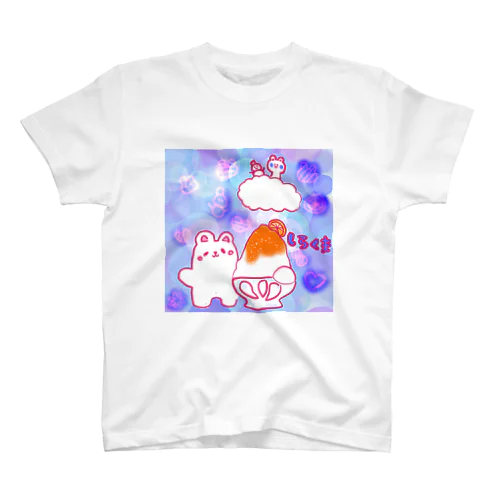 かき氷としろくま スタンダードTシャツ