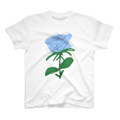 my ROSE 水色 スタンダードTシャツ