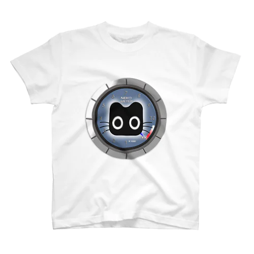 くろねこクロル（NEKO METER） スタンダードTシャツ