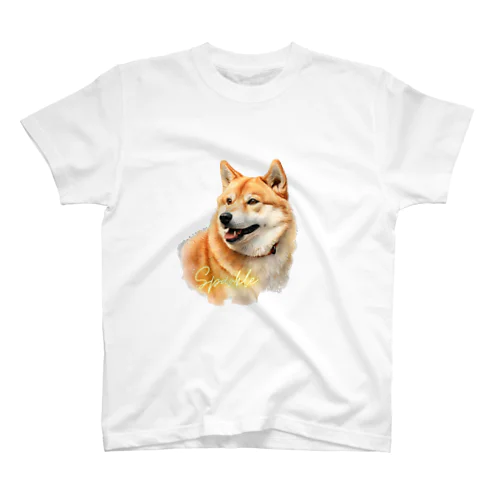 "シバワンダー" 柴犬愛好家Tシャツ Regular Fit T-Shirt