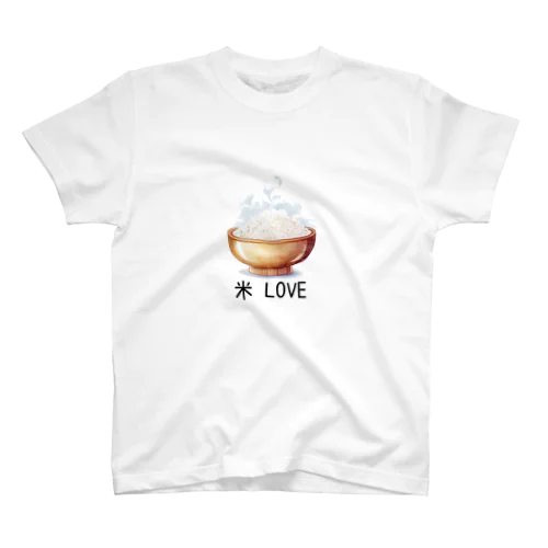 米　LOVE Regular Fit T-Shirt