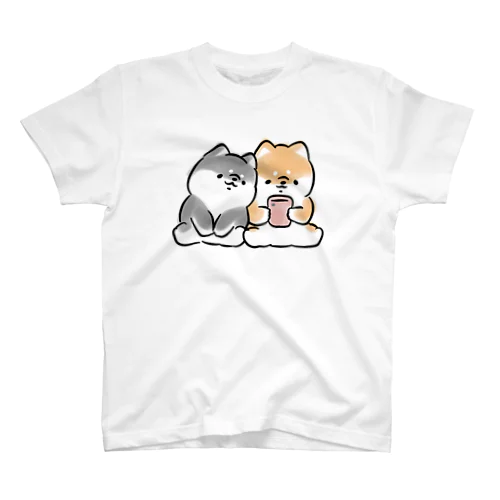 ほんわか黒しば(スマホ) スタンダードTシャツ