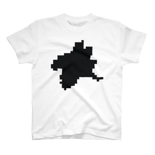 ドット絵ぐんま24 ブラック スタンダードTシャツ