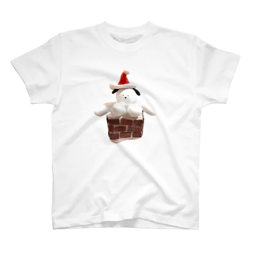 メリークリスマスいぬちゃん Regular Fit T-Shirt