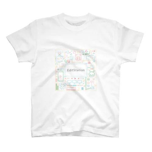 エディステ工場 Tシャツ（淡色） Regular Fit T-Shirt