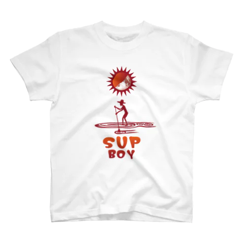 SUPBOY(RED) Regular Fit T-Shirt