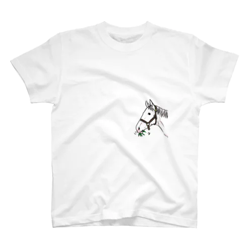 あし毛のモグモグ馬 Regular Fit T-Shirt