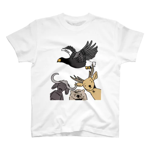 動物パラダイス Regular Fit T-Shirt