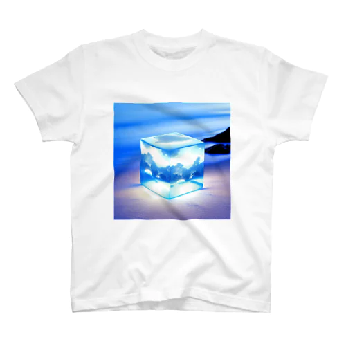 故郷を想うcube（Cube thinking about hometown） Regular Fit T-Shirt