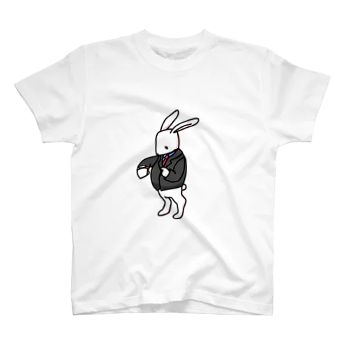 現代的時計ウサギ Regular Fit T-Shirt