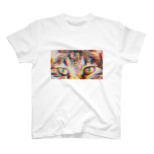 見つめる猫 Regular Fit T-Shirt