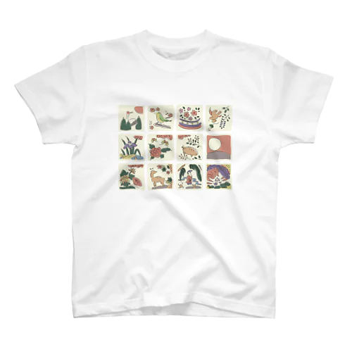 ゆる花札大集合 Regular Fit T-Shirt