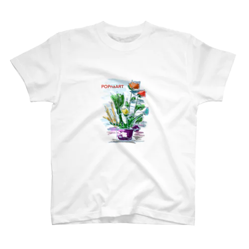 花 Regular Fit T-Shirt