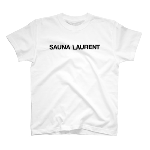 SAUNA LAURENT-サウナローラン-黒ロゴ Regular Fit T-Shirt