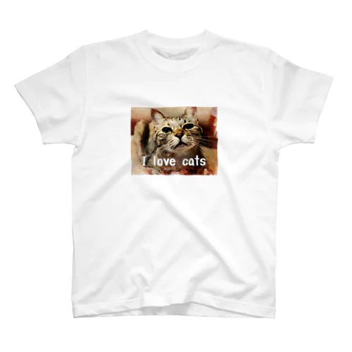 I love cats ② Regular Fit T-Shirt