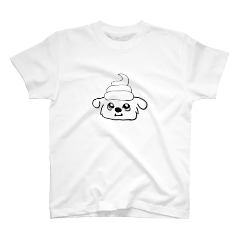 ソフトクリームが食べたいこいぬのTシャツ スタンダードTシャツ