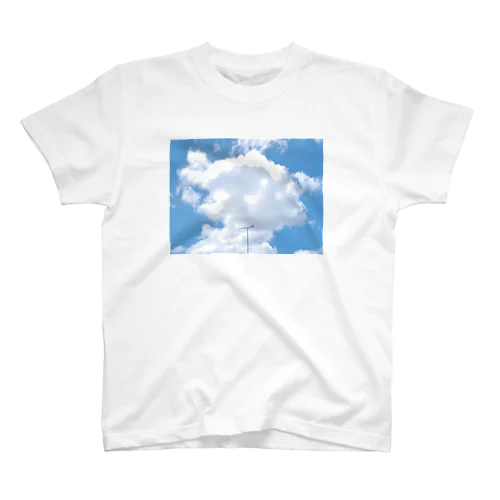 夏雲もくもく Regular Fit T-Shirt