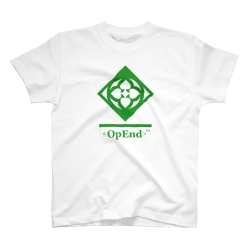 【OpEnd】KAMON Front GREEN スタンダードTシャツ