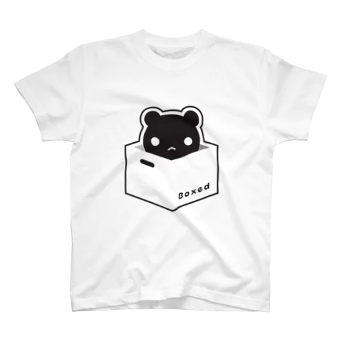 【Boxed * Bear】黒Ver スタンダードTシャツ