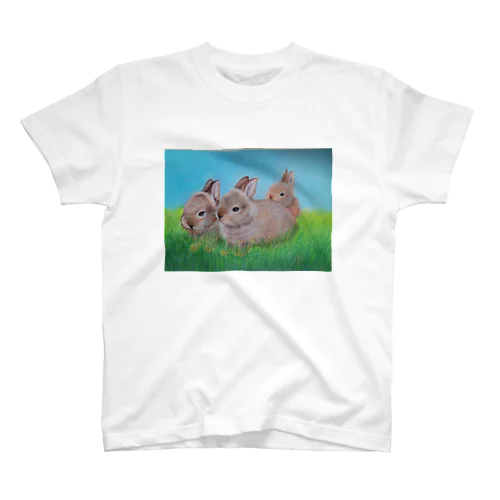 ウサギのファミリー スタンダードTシャツ