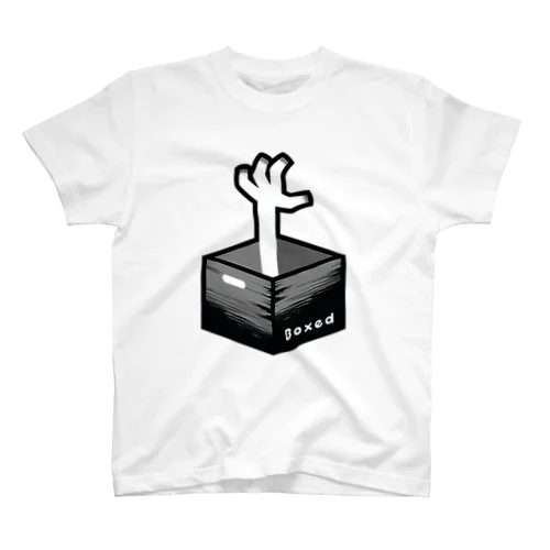 【Boxed * Horror】白Ver スタンダードTシャツ