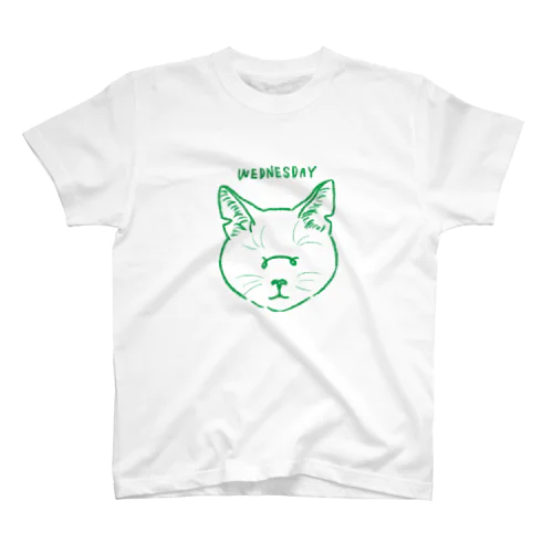 wednesday cat Regular Fit T-Shirt