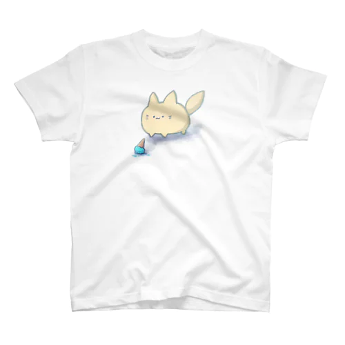 ころころきつねさん【……。】 スタンダードTシャツ