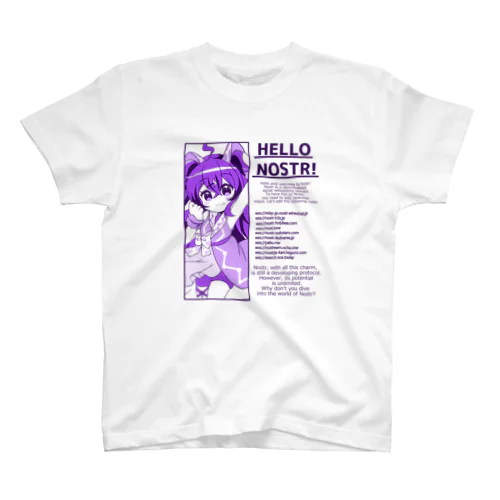 HELLO NOSTR!日本リレーグッズ Regular Fit T-Shirt