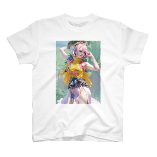 ショートカット・ピンク１ スタンダードTシャツ