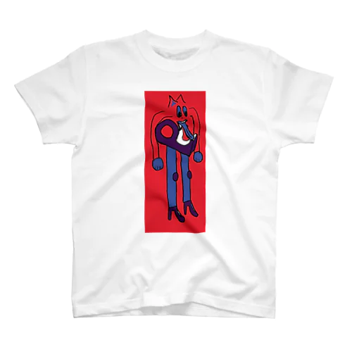 Tape case body and the cellophane tongue（RED） Regular Fit T-Shirt