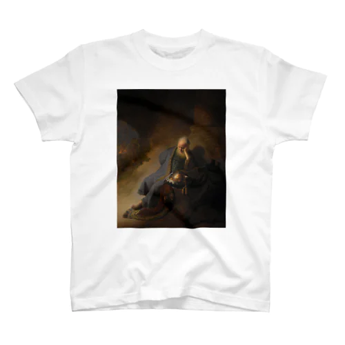 エルサレムの滅亡を嘆くエレミヤ /  Jeremiah Lamenting the Destruction of Jerusalem Regular Fit T-Shirt