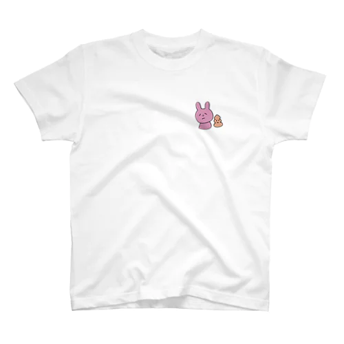 うさぴょんとうんちっちのTシャツ スタンダードTシャツ