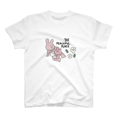 うさぎの団らんTシャツ Regular Fit T-Shirt