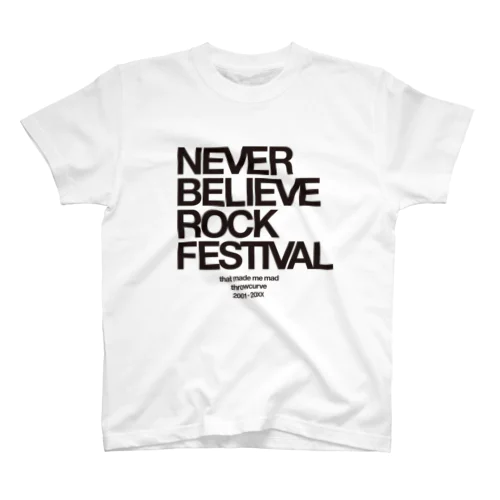 throwcurve / ネヴァービリーヴロックフェスティヴァル（旧デザイン） 티셔츠