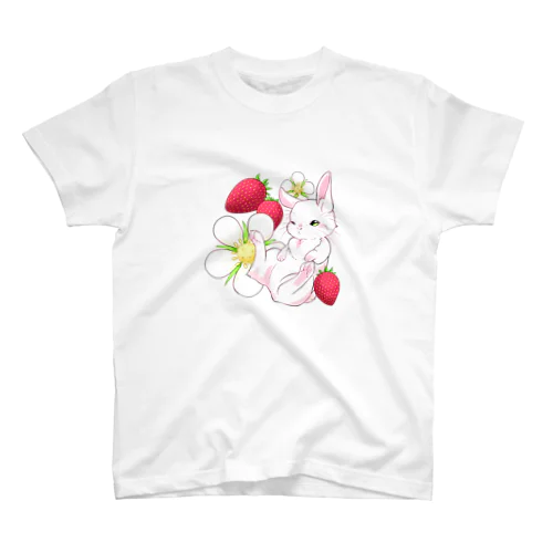 うさぎとイチゴ Regular Fit T-Shirt