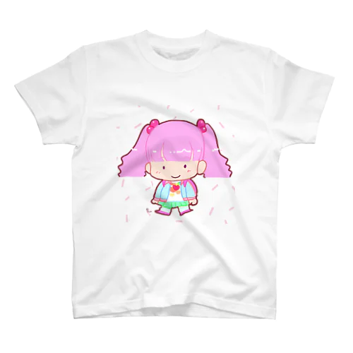 80’ゆめかわガール（白） スタンダードTシャツ