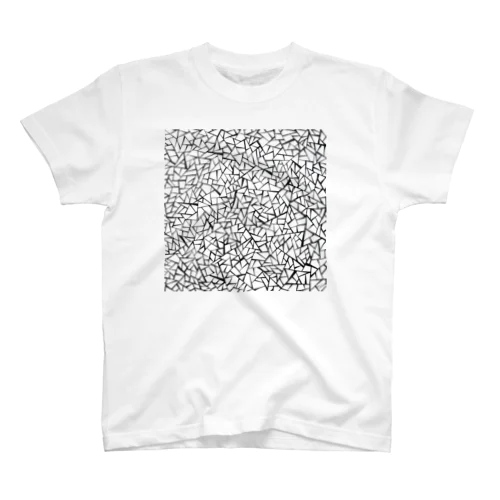 パターン『ぴきぴき』（黒線） スタンダードTシャツ