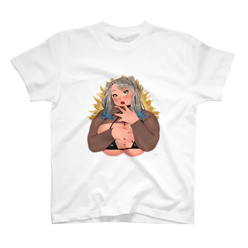 ぽっちゃり黒ギャルクッション スタンダードTシャツ