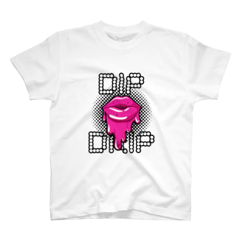 DIP DRIP "Melty Lip" Series Regular Fit T-Shirt