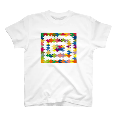 パズル(カラフルなフレーム風) スタンダードTシャツ