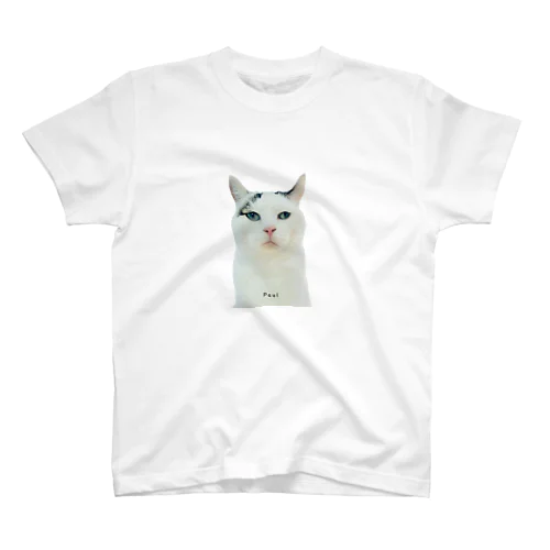 虚無顔ねこTシャツ Regular Fit T-Shirt