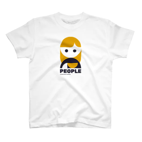 "PEOPLE" - TEA GIRL Regular Fit T-Shirt