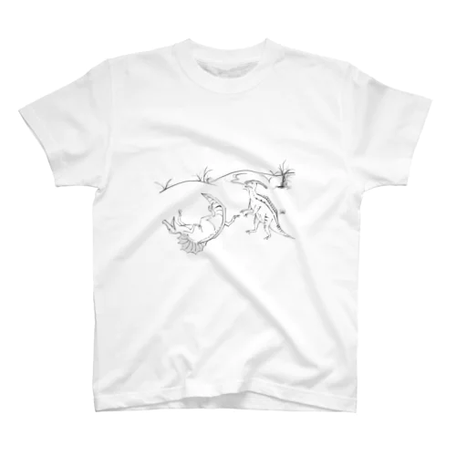 戯画ザウルス Regular Fit T-Shirt