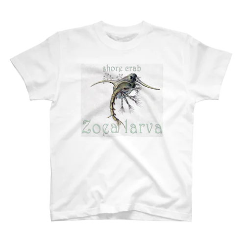 shore crab-Zoea larva「イソガニの幼生」 スタンダードTシャツ