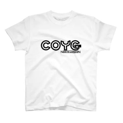 COYG 黒字 Regular Fit T-Shirt