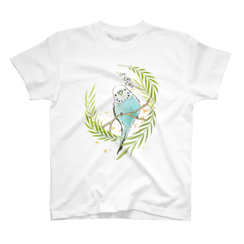 summer garden -水色インコさん- スタンダードTシャツ