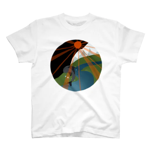山と水と魚 Regular Fit T-Shirt