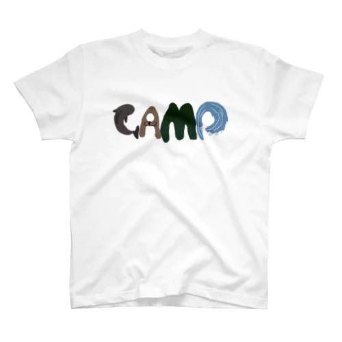 H1N4オリジナルCAMPロゴ Regular Fit T-Shirt